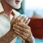 man dealing with chronic pain