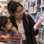 Epilepsy Drug Mix-Up, Subpotent Thyroid Medication, mom looking at toothpaste with young daughter