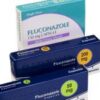 Packages of the drug fluconazole