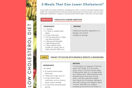 Low Cholesterol Diet Tips