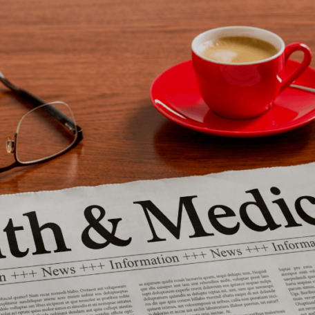newspaper that reads health and medicine