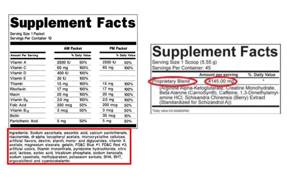 supplement ingredients