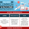 vaccine ingredients infographic