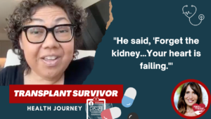 Part 1 of 2 of Shana's health interview | Power to the Patient Podcast Story - With, Guest, Shana Pereira and, Host, Dr. Dr. Lillie Rosenthal - Health and Medical Interview about kidney and heart transplant surgery | Patient Story