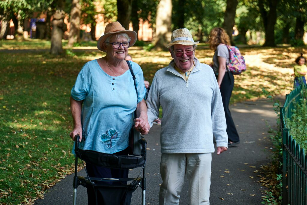 walk with seniors