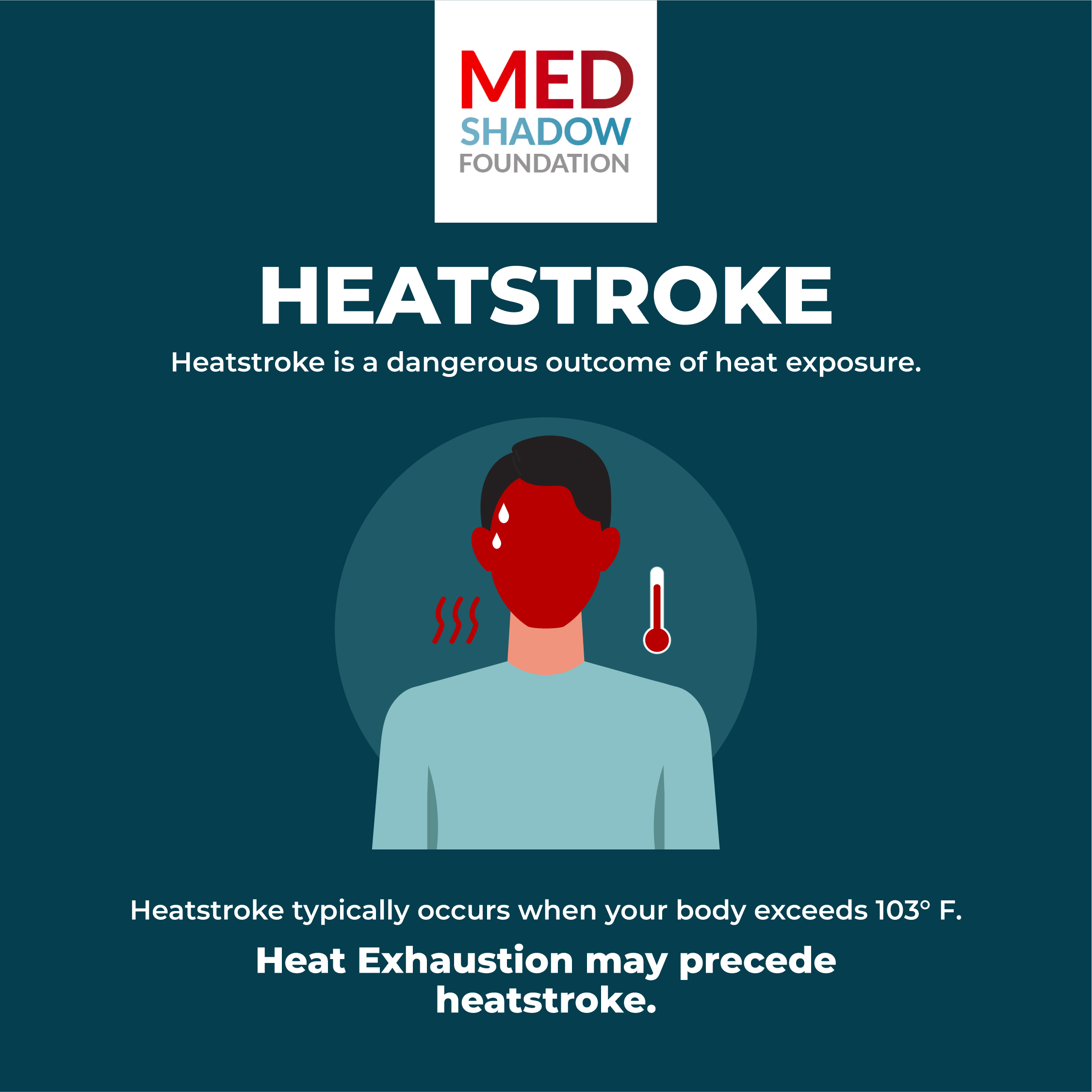 Heatstroke Infographic MedShadow Foundation Independent Health 