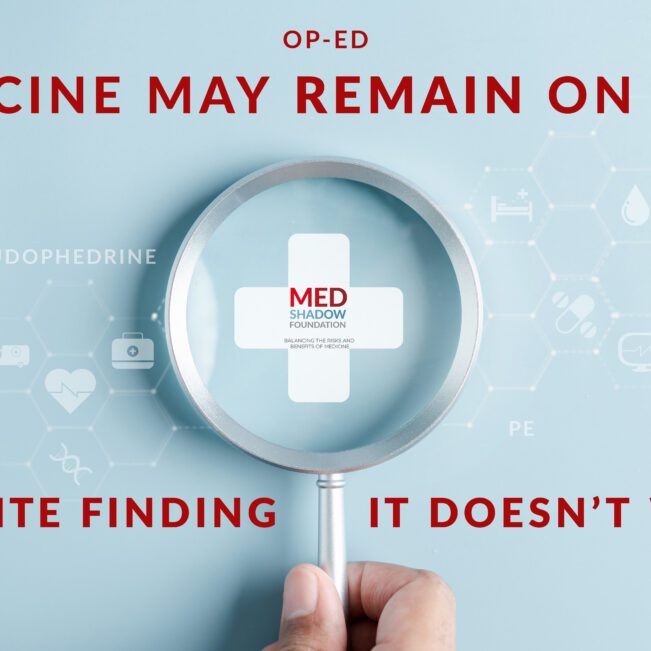 Sudafed May Remain on the Shelf, Despite Findings It Doesn’t Work