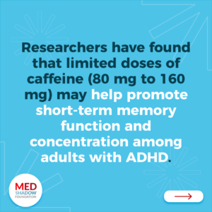 Limit caffeine for relieve ADHD