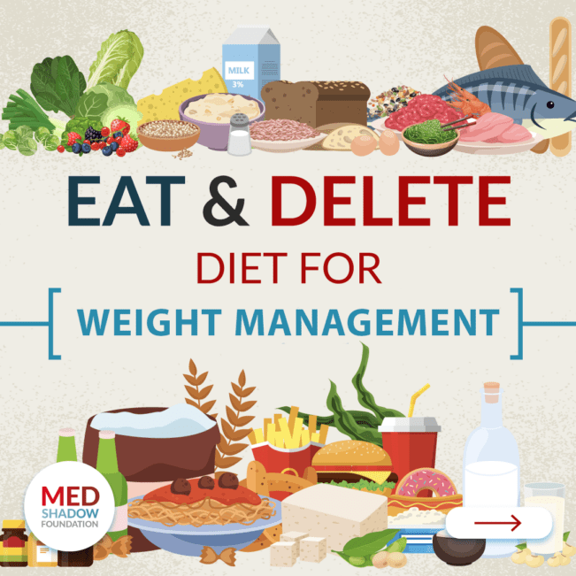 Eat and Delete Diet for Weight Management