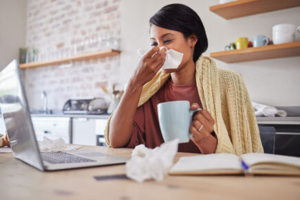 7 Natural Home Remedies to Manage Tuberculosis Symptoms Woman Drinking Tea