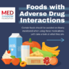 Foods with adverse drug interactions