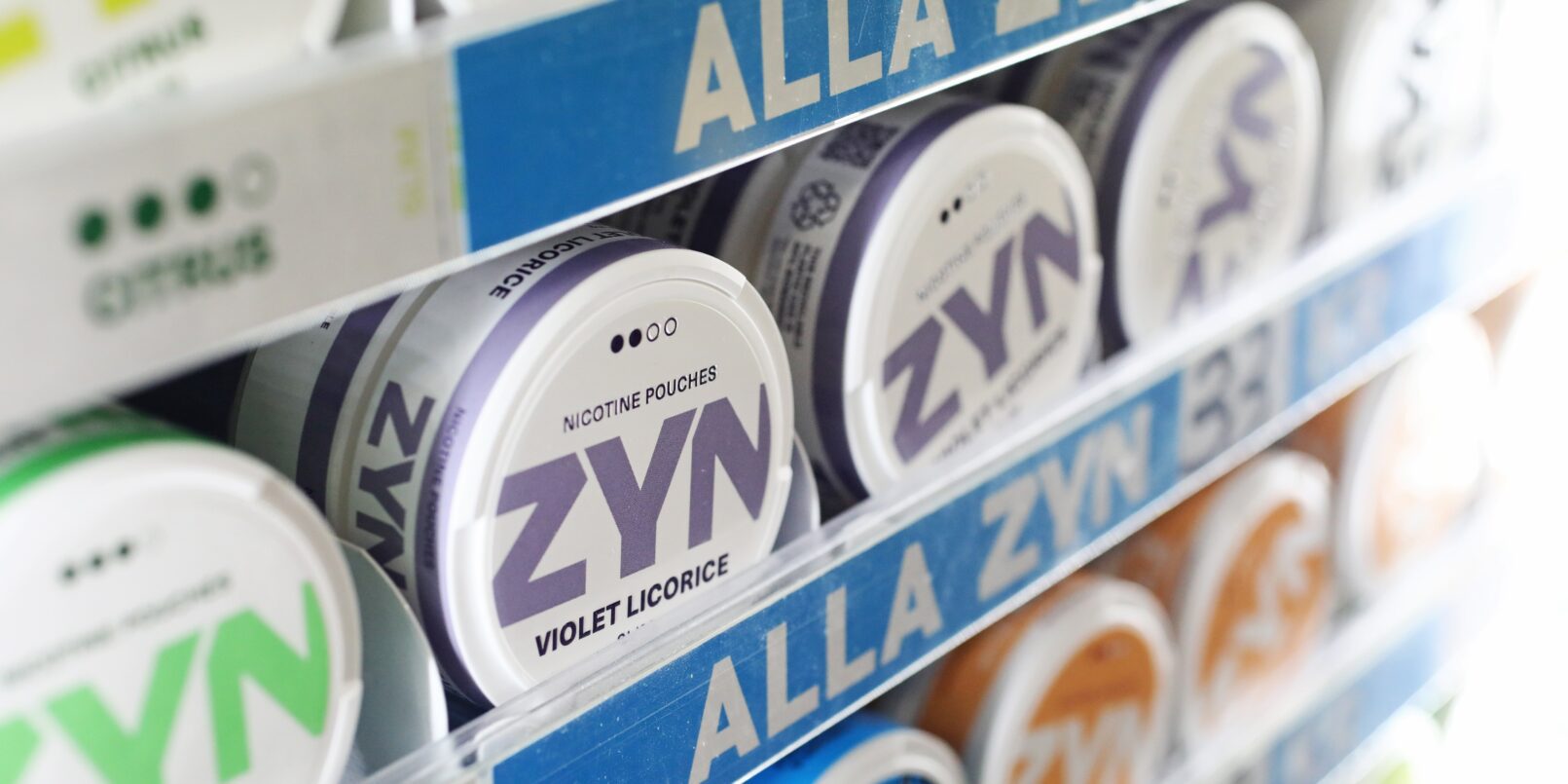 Zyn and Nicotine Side Effects, zyn on shelves