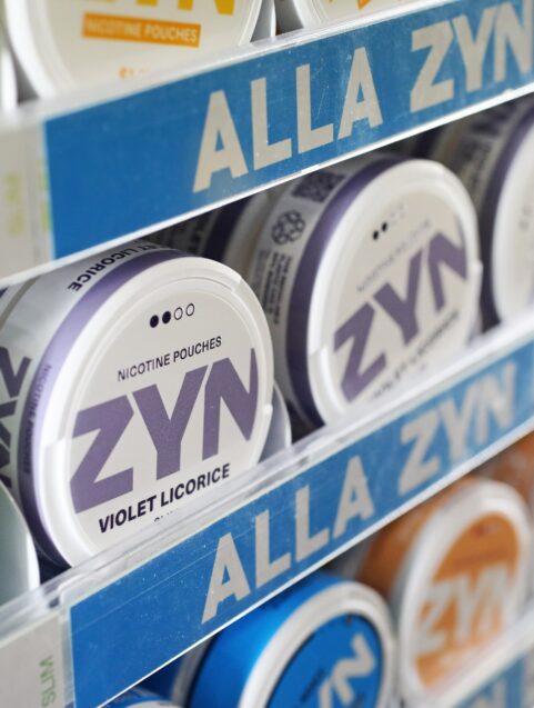 Zyn and Nicotine Side Effects, zyn on shelves