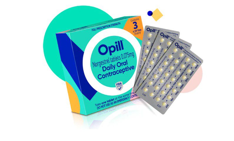 Opill packaging