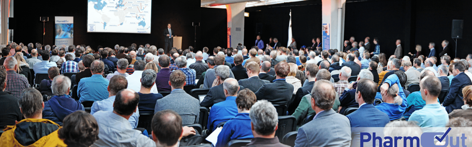 Audience at Pharmed Out conference