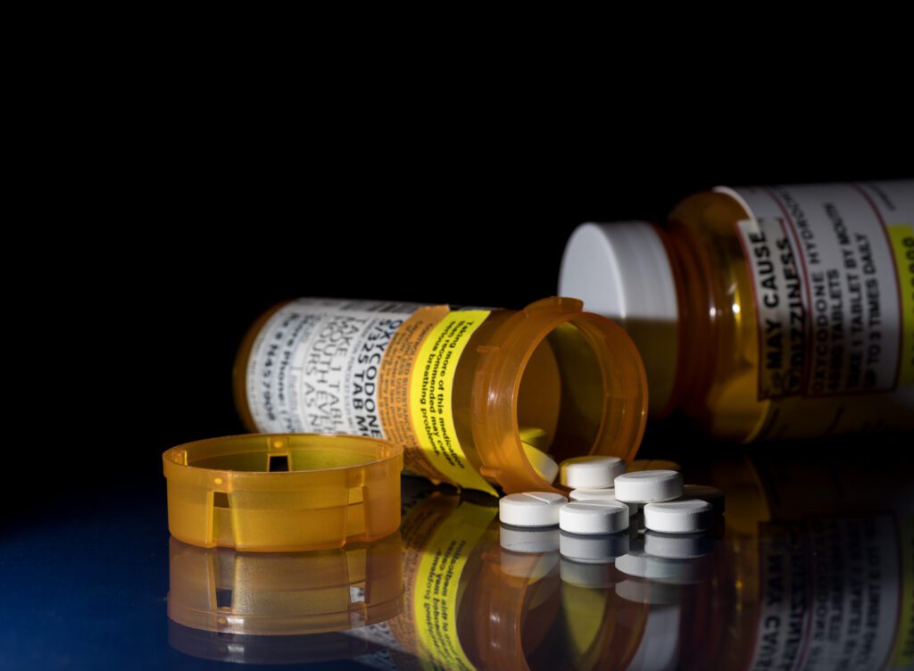 generic drugs with dark background