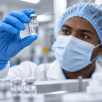 Sterility Issues With Compounded GLP-1s, man checking compounded vial